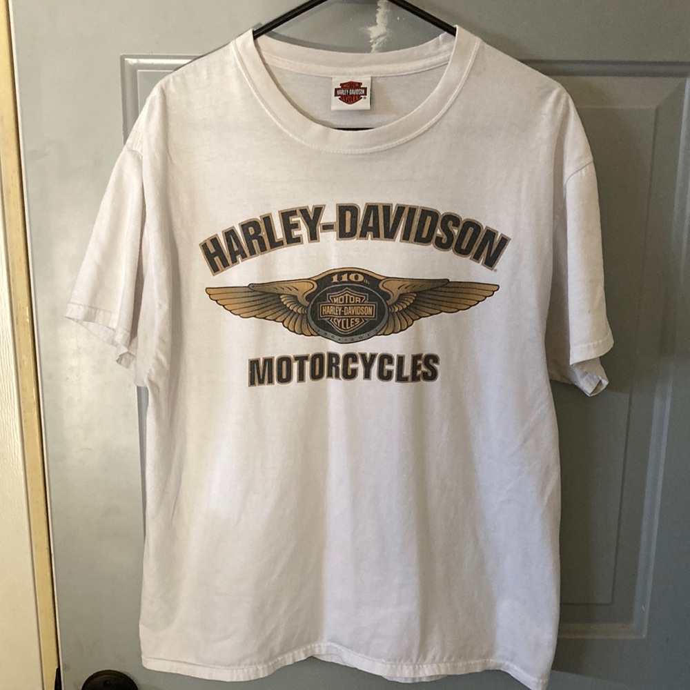White Harley Davidson Smoky Mountains T-Shirt